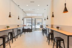 interior design luci e bancone sala ristorante